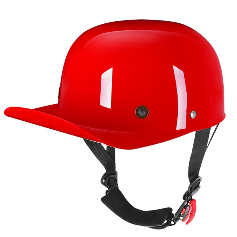 Retro Motorcycle Helmet baseball cap