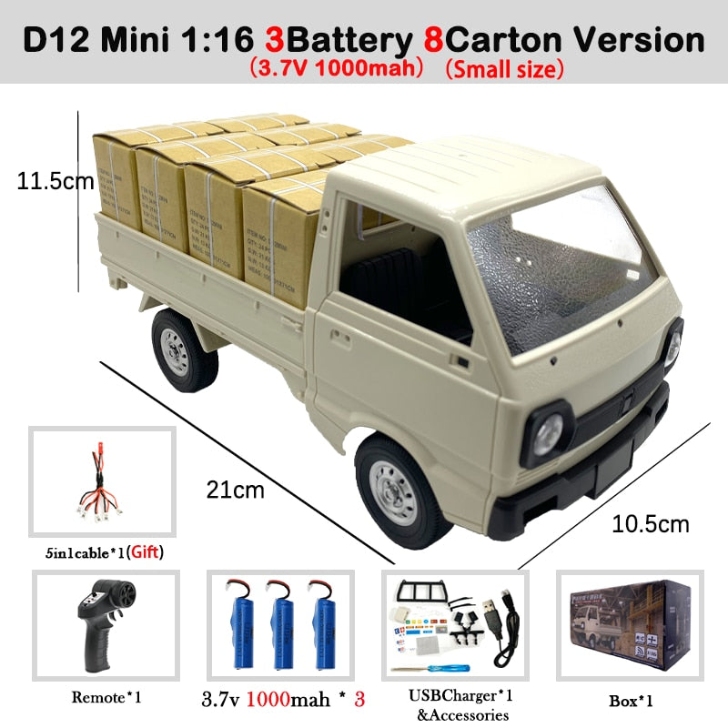 Remote Control "D12mini" Truck Toy for Kids