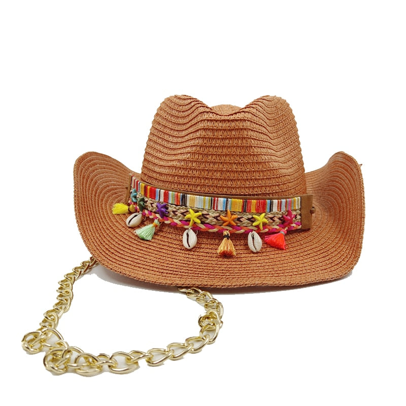 Cowboy Summer Straw Hat