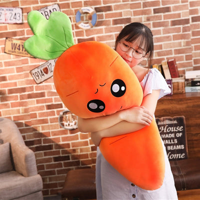 Giant stuffed Carrot Plant Plush toy Pillow