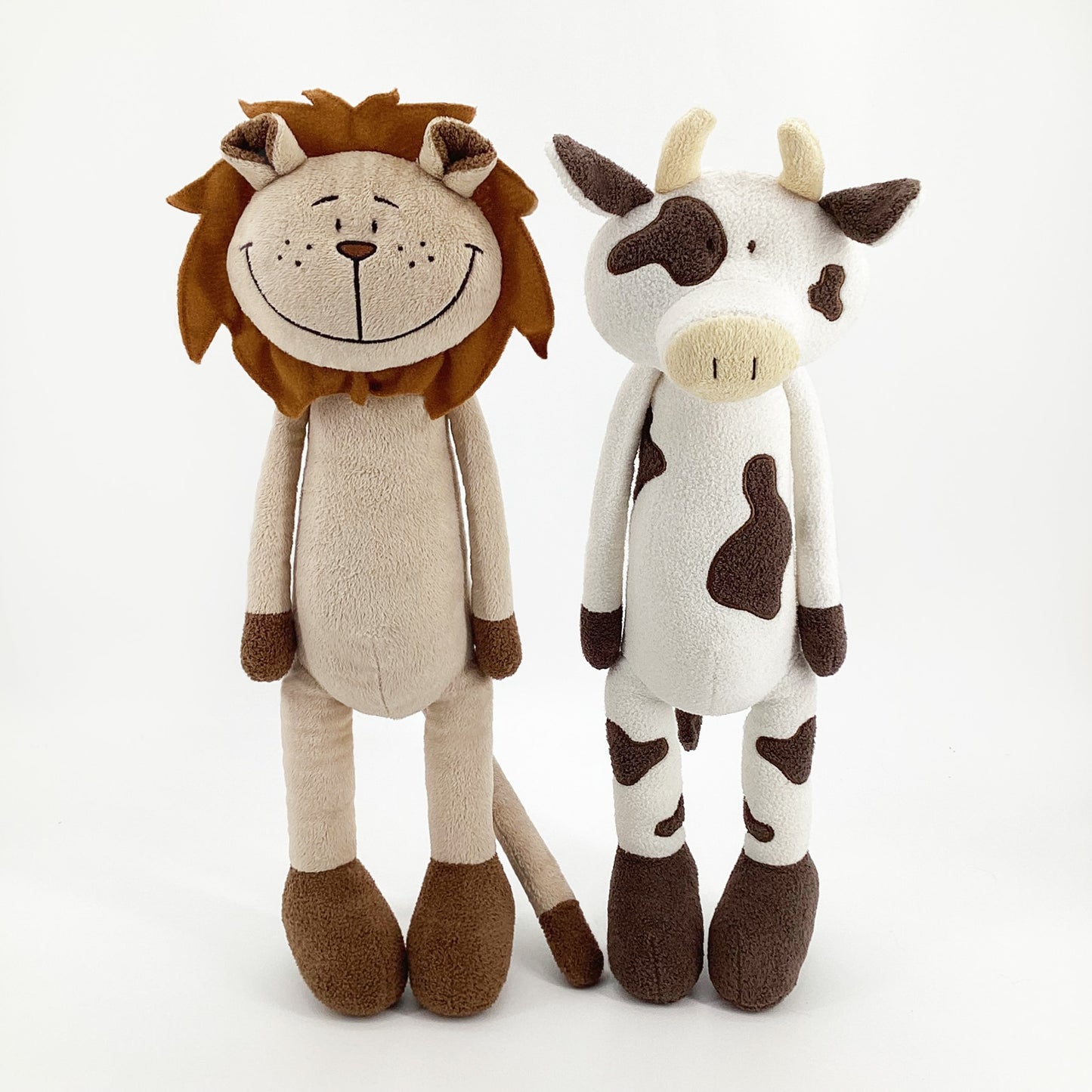 Cute Cattle and Lion Plush Toy