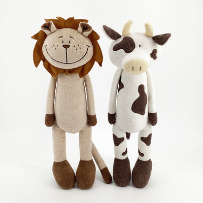 Cute Cattle and Lion Plush Toy