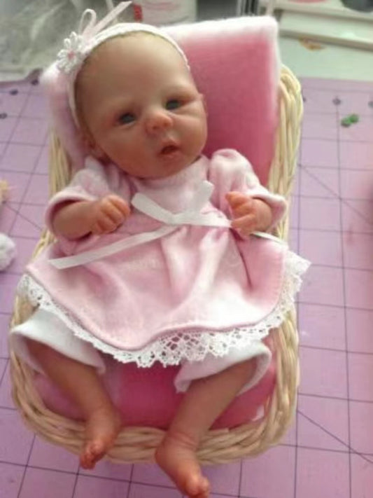 Full Body Silicone 7" Reborn Doll