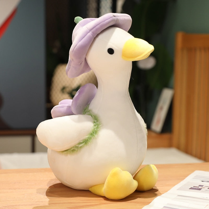 Kawaii Stuffed Animal Fluffy Duck Plush Toy