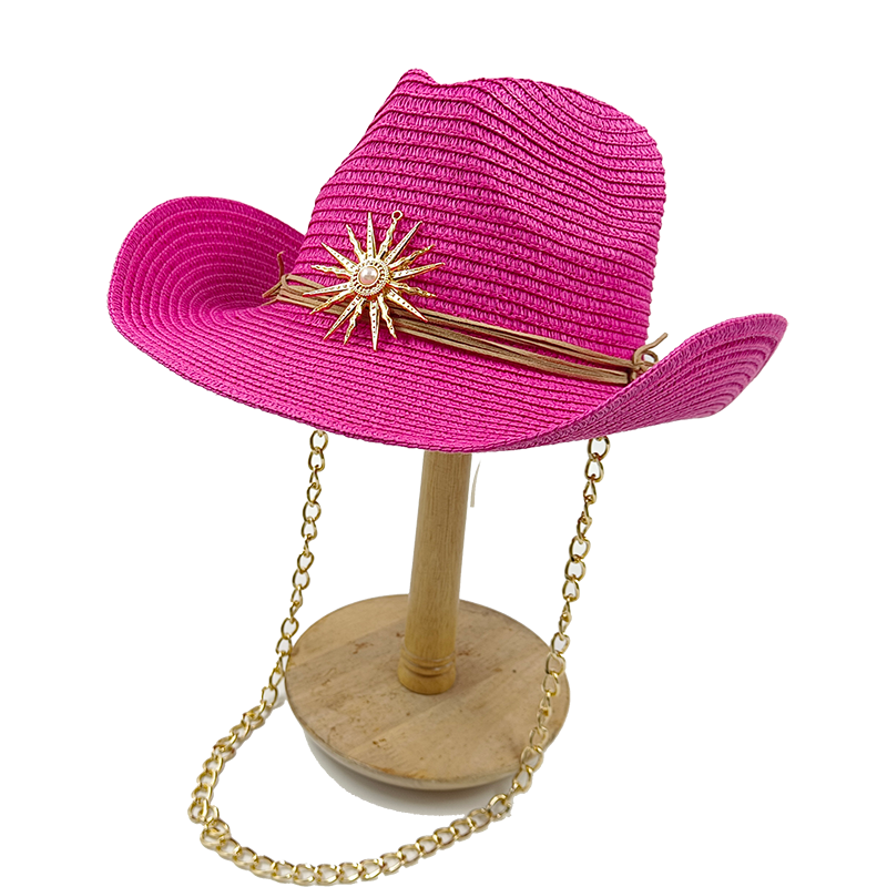 Cowboy Summer Straw Hat