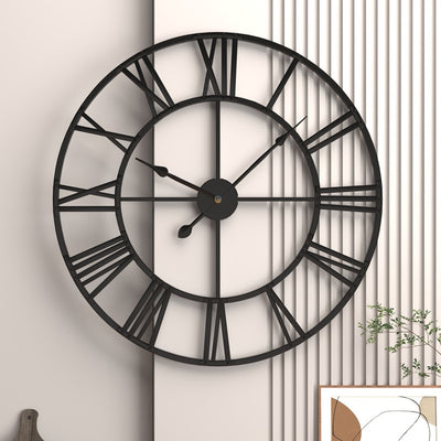 Large Retro Metal Wall Clocks