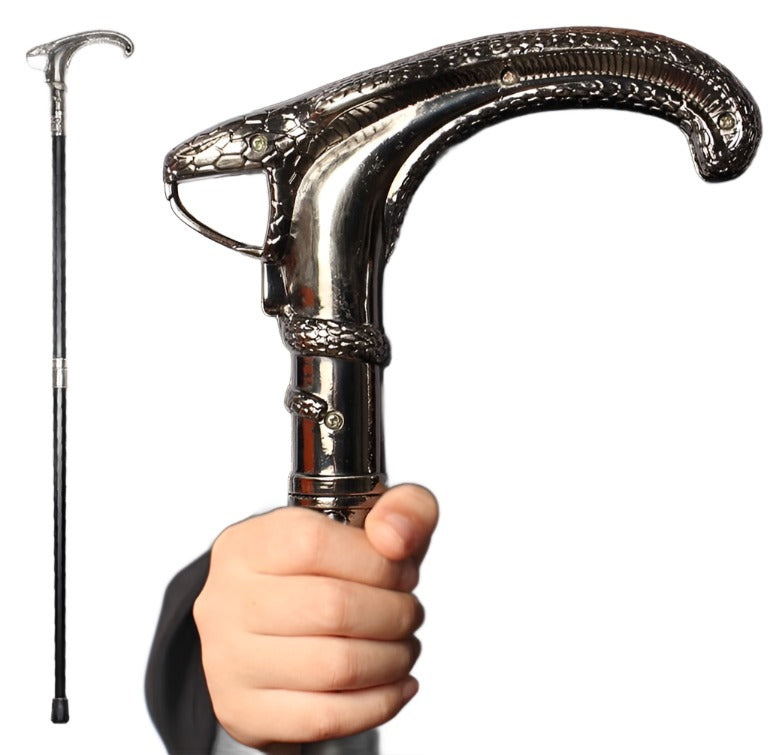 Luxury Cobra Head Fashion Walking Stick Cane