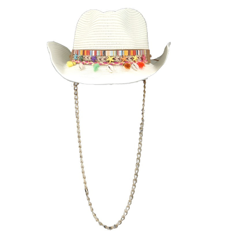 Cowboy Summer Straw Hat