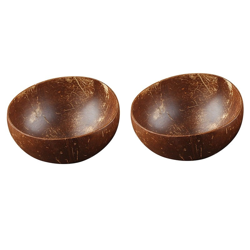 Natural Coconut Bowl Set