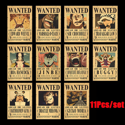 Vintage Anime One Piece Posters