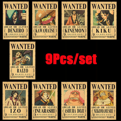 Vintage Anime One Piece Posters