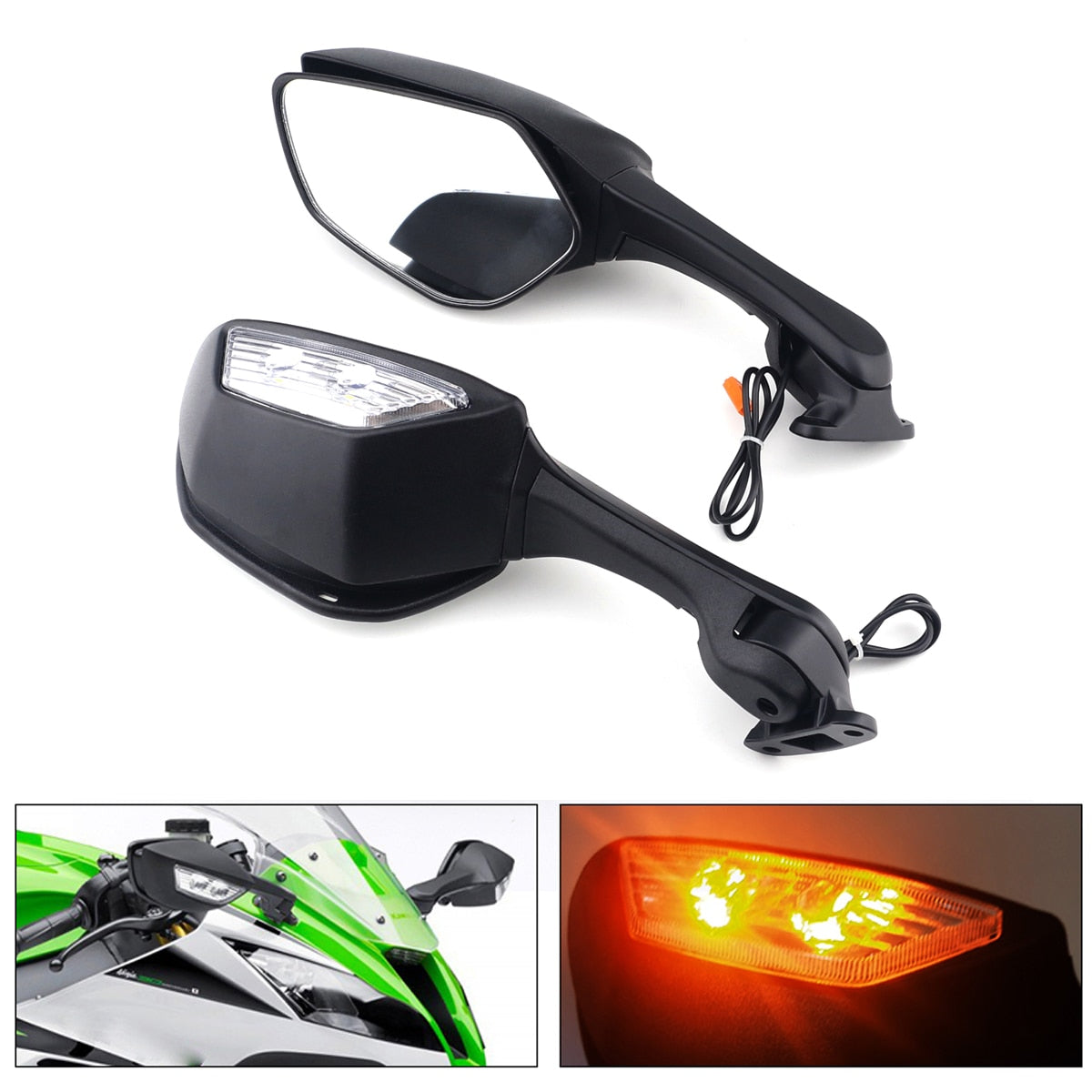 Side Rearview Mirrors For Kawasaki Ninja