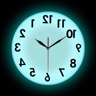 Modern Decorative Reverse Wall Clock