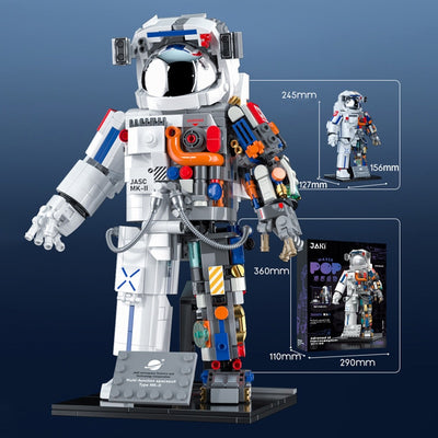 Spaceman Astronaut Building Block