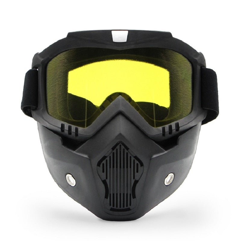 Goggles Mask Motorcycle Adjustable Dustproof