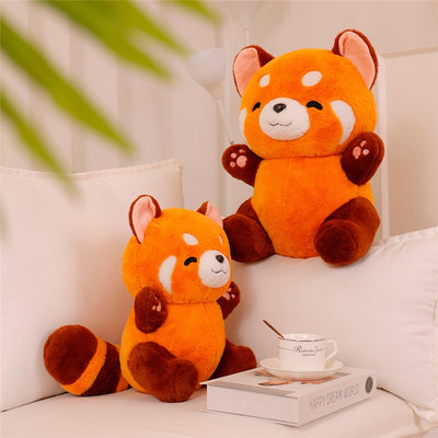 Giant Stuffed Animals Red Raccoon Plush Pillow