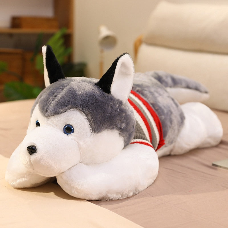 Cute Giant Husky Dog Stuffed Animals  Plush Toys