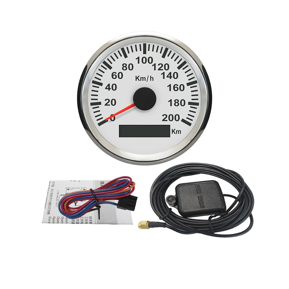 85mm GPS Speedometer 120/200km