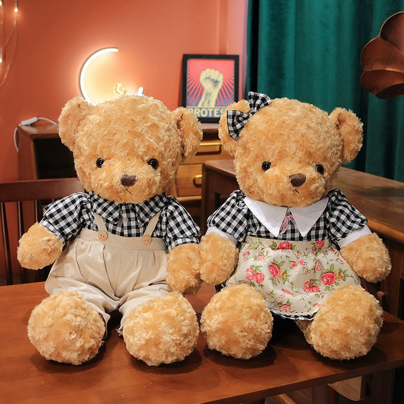 Lovely Couple Teddy Bear Plush Toys