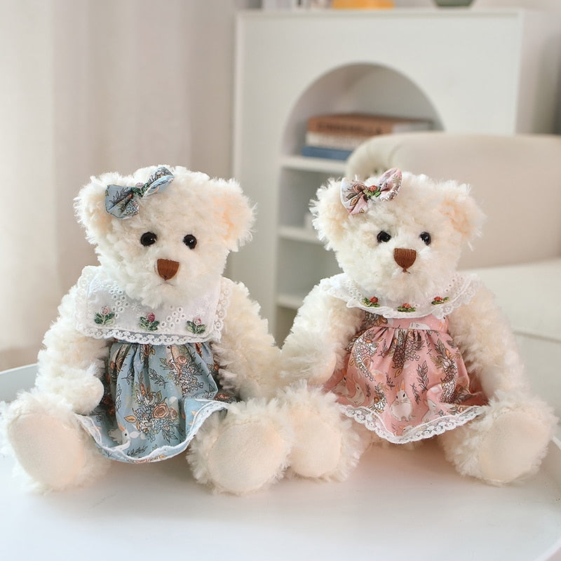 Couple Lovely Teddy Bear  Plush Toys Stuffed