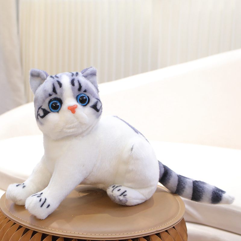 Lifelike Stuffed Cats Plush Toy