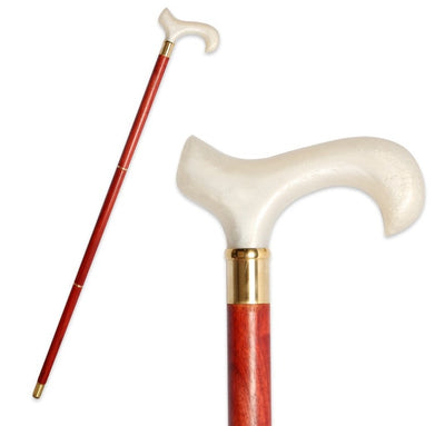 Resin Handle Wooden Walking Cane Stick