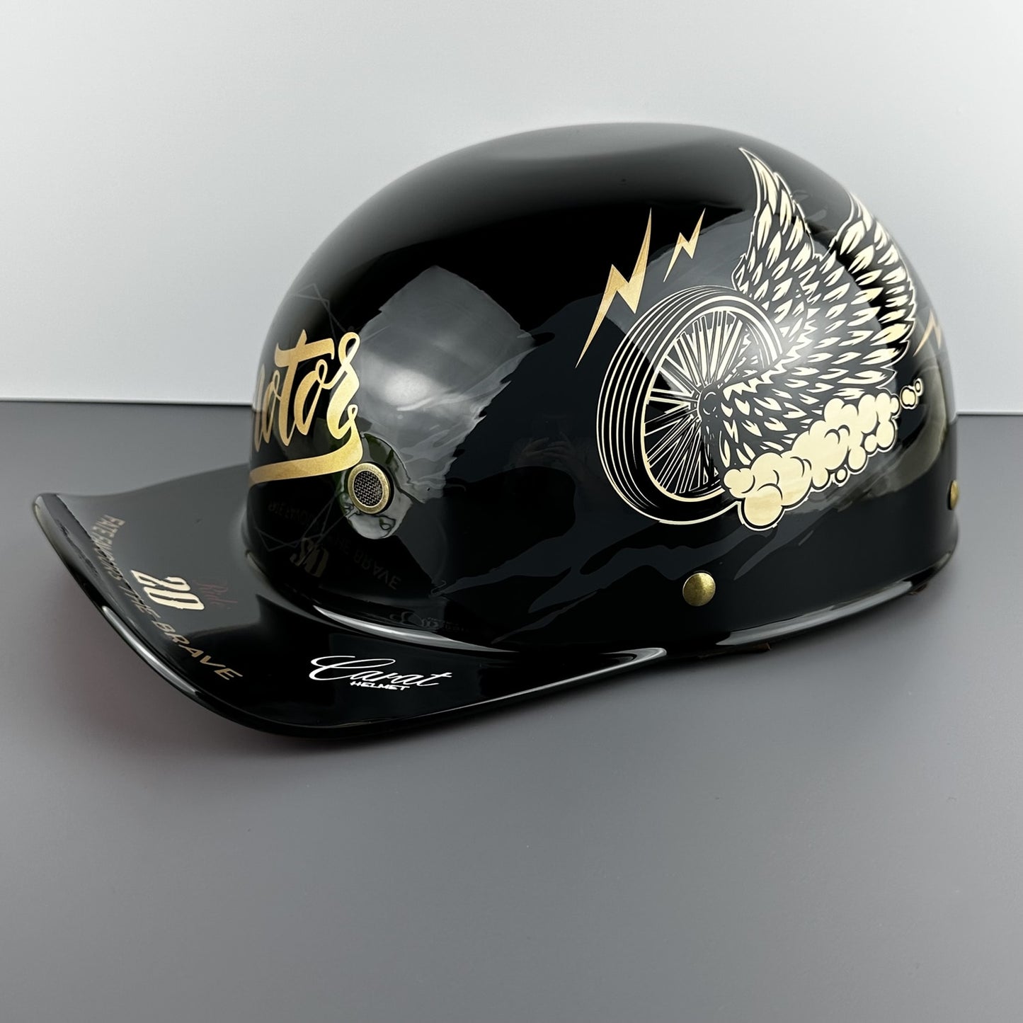 Retro Baseball Cap Half-Face Motorcycle Helmet