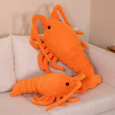 Stuffed Animal  Simulation Lobster Shrimp Pillow
