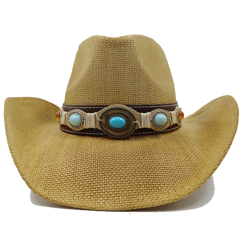 Cowboy Summer Straw Hat