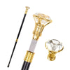 Golden Diamond Walking Stick  Hidden Sword Self Defense Cane