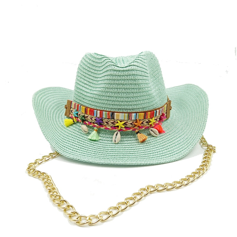 Cowboy Summer Straw Hat