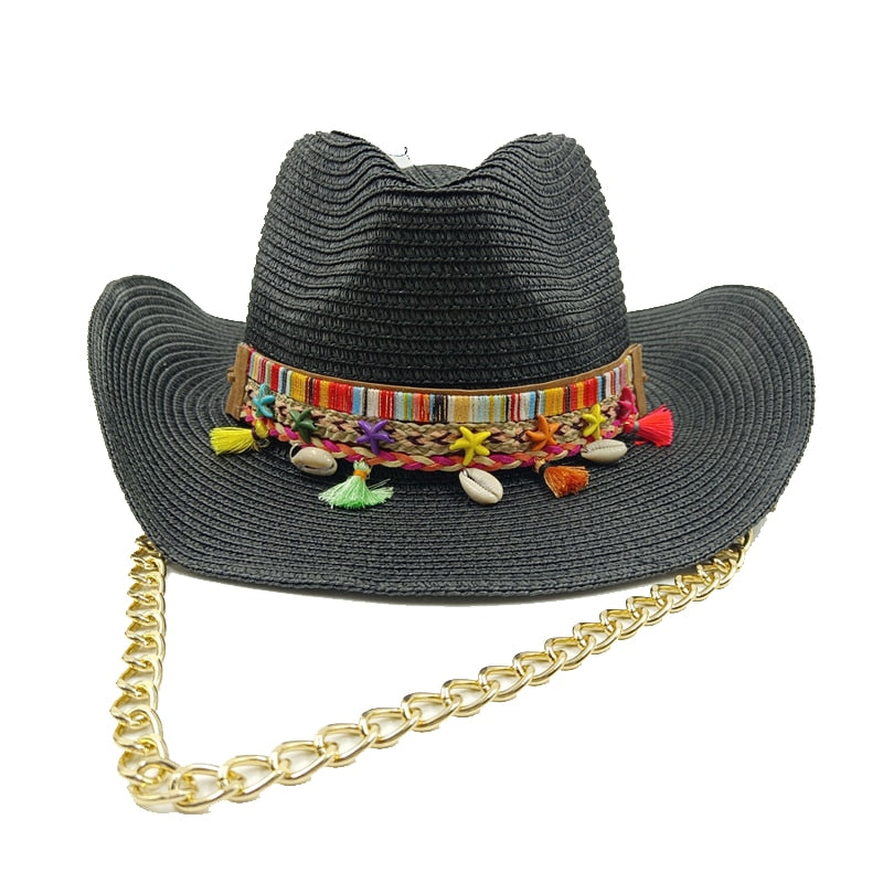 Cowboy Summer Straw Hat