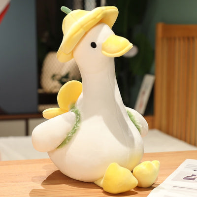 Kawaii Stuffed Animal Fluffy Duck Plush Toy