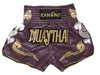 Muay thai shorts Kanong Maroon :KNS-126 - Goods Shopi