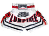 Muay thai shorts Lumpinee White : LUM-036 - Goods Shopi