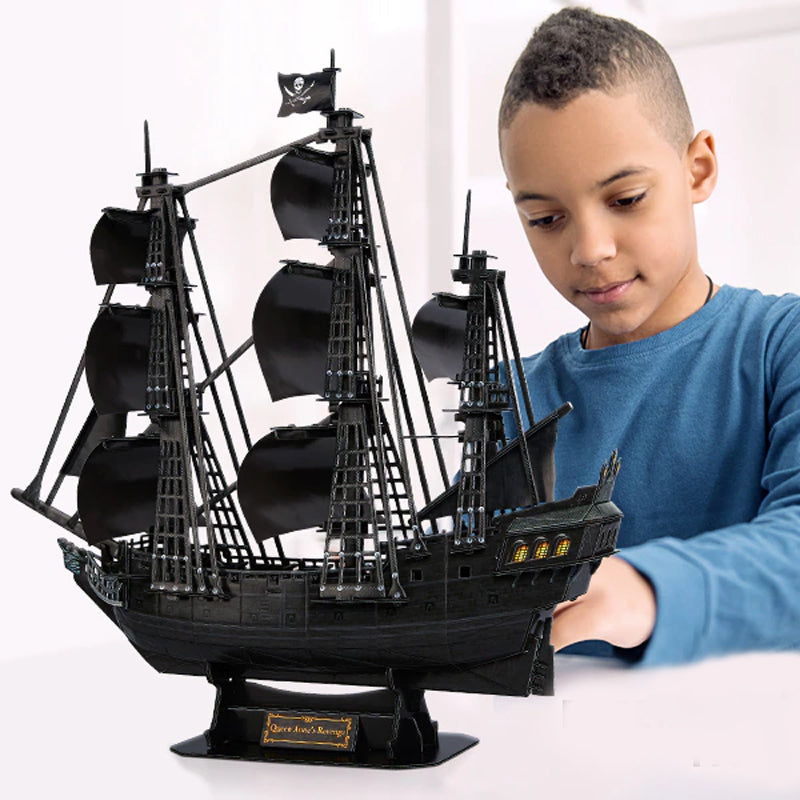 Queen Anne's Revenge 3D Puzzles Building Kits