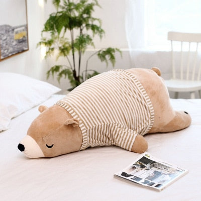 Giant Stuffed Animal  Kawaii Dressing Polar Bear Plush Toy