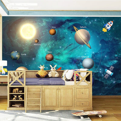 3D Wallpaper Space Universe Children Room - Goods Shopi