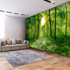 3D Wallpaper Mural Sunshine Green Forest - Goods Shopi