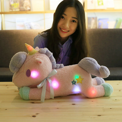 Giant Stuffed Animals Light Unicorn Plush Toy - Goods Shopi