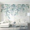 Mural Wallpaper Modern Green Leaves - Goods Shopi