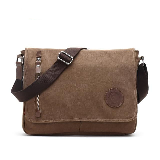 Mens Canvas Crossbody Bag - Goods Shopi