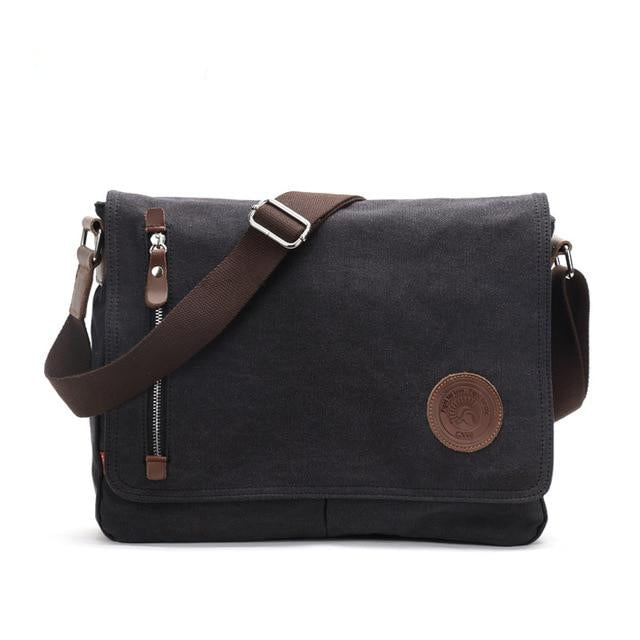 Mens Canvas Crossbody Bag - Goods Shopi