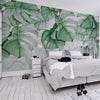 3D Mural Wallpaper Modern Tropical Plant - Goods Shopi