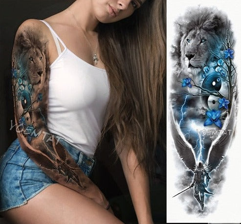 Women  Tattoos  temporary Arm sleeve - Goods Shopi