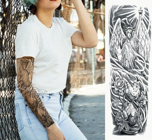 Women  Tattoos  temporary Arm sleeve - Goods Shopi