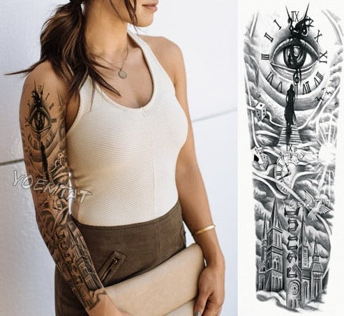 Women  Tattoos  temporary Arm sleeve - Goods Shopi