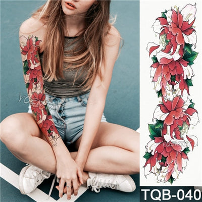 Women  Tattoos  temporary Arm sleeve - Goods Shopi