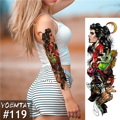 Women  Tattoos  temporary Arm sleeve - Goods Shopi