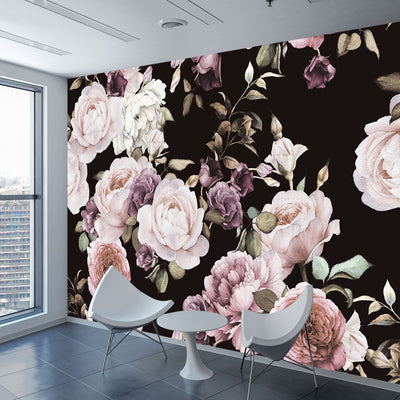 Wallpaper Mural  Rose Peony Flower - Goods Shopi